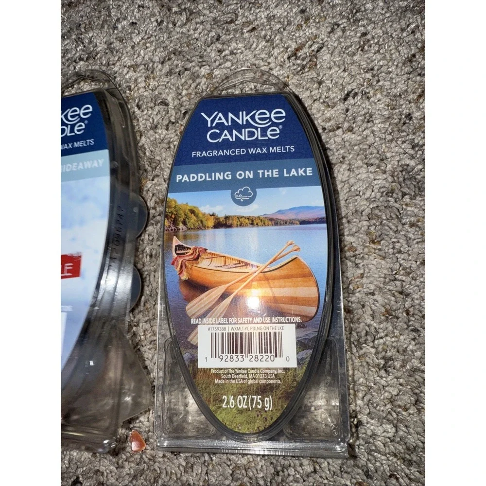 Yankee Wax Melts Set Of 3 Packs Yankee Candle Spiced Pumpkin North Pole Paddling